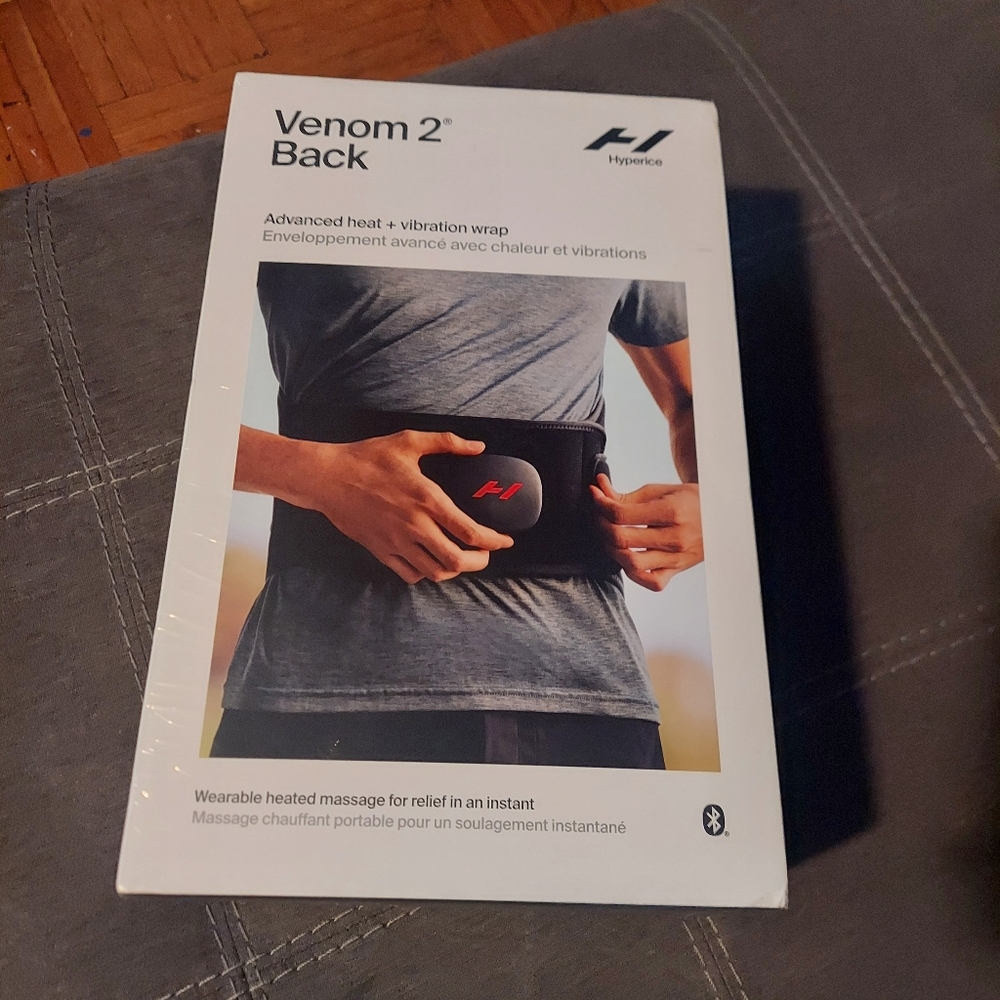 Portable massage vibration heating wrap